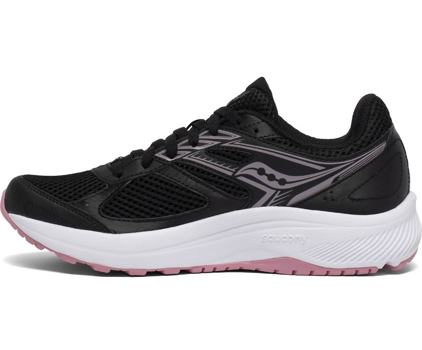 Women's Saucony Cohesion 14 Running Shoes Black / Pink | Singapore 092FDNM